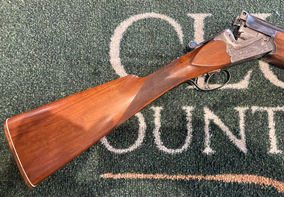 Used AYA Delux Coral 12b FC o/u, single trigger Shotgun