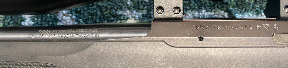 Used Tikka T1x .17 Package, FD88, Hawke Scope & mounts
