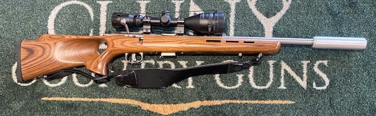 Used Savage .17 Thumbhole & mod / package. - Cluny Country Guns