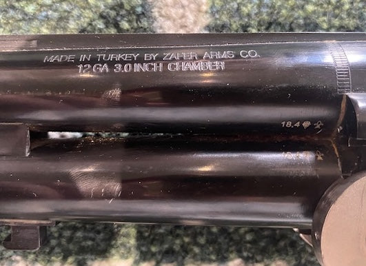 Used Zafer Arms 12B 3" steel proofed MC shotgun - Cluny Country Guns