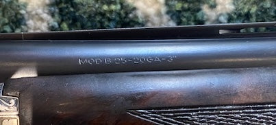 Used Browning 20G B25 M/C