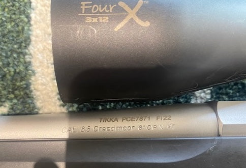 Used Tikka T3x 6.5 C/m with F&D 231 mod Package - Cluny Country Guns