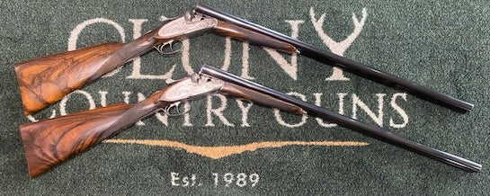 Used William Powell "Continental" series true pair of 28" Zenith 12 Bore side by side shotguns