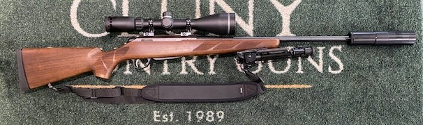 Used Left hand wood Tikka T3 .243 + A-Tec Maxim mod Package