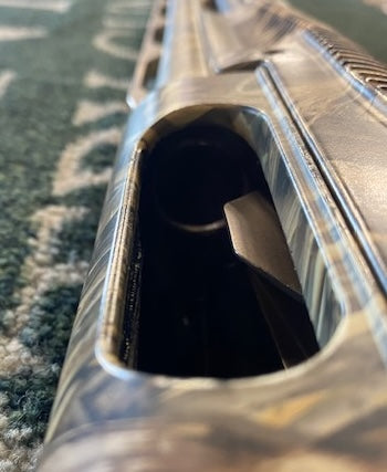 Used Benelli Super Nova camo pump action MC shotgun - Cluny Country Guns