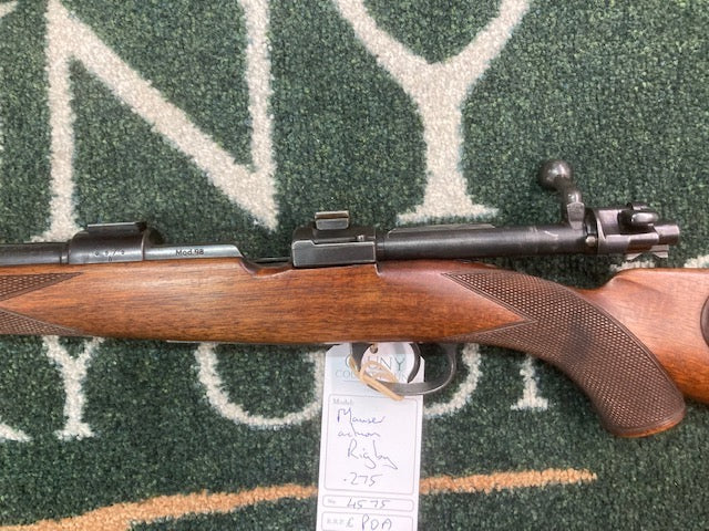 Used Mauser actioned Rigby .275 Rifle - Cluny Country Guns