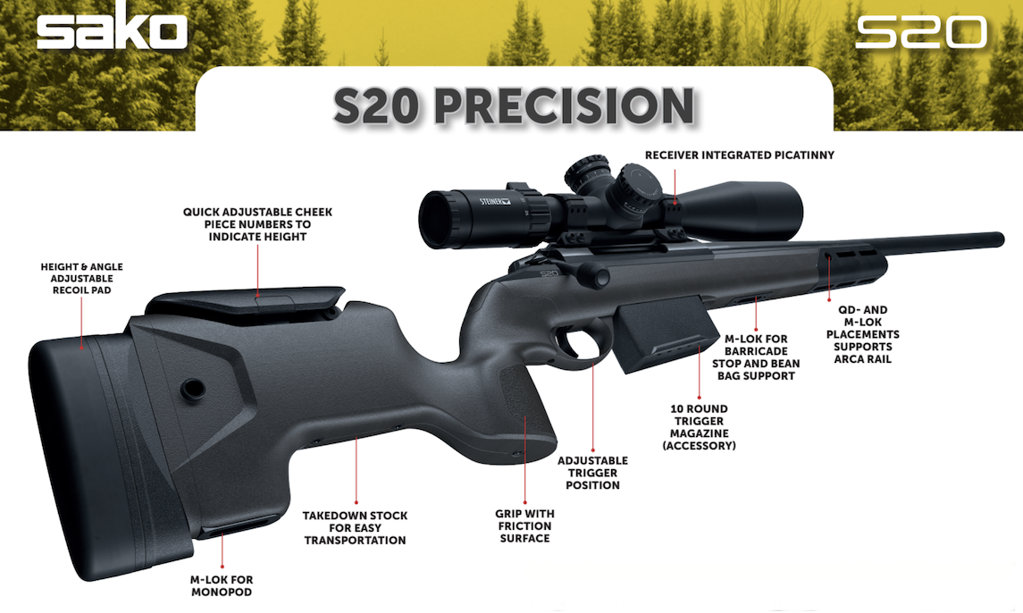 Sako S20 Precision Rifle - Cluny Country Guns