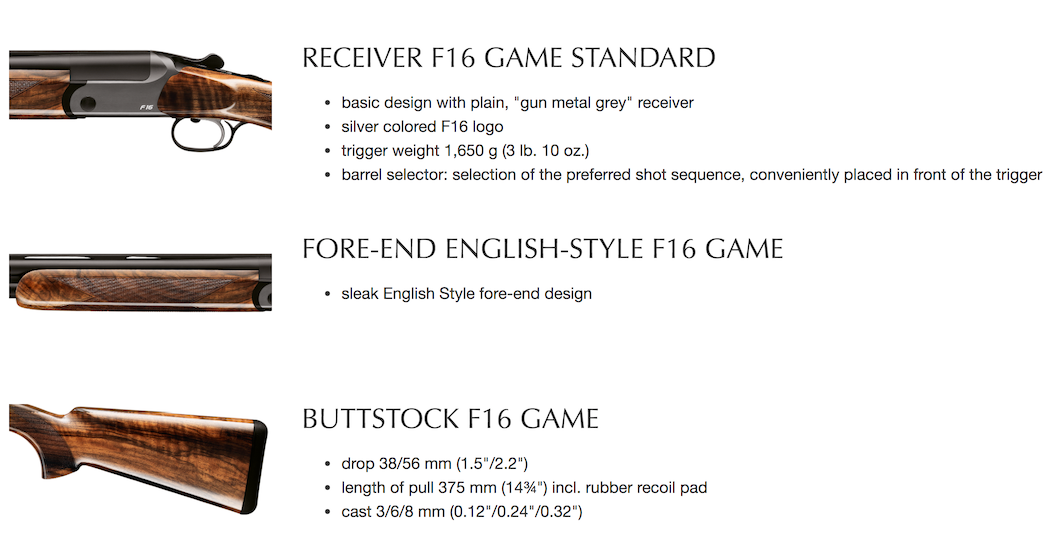 Blaser F16 Game Shotgun (All Grades) - Cluny Country Guns