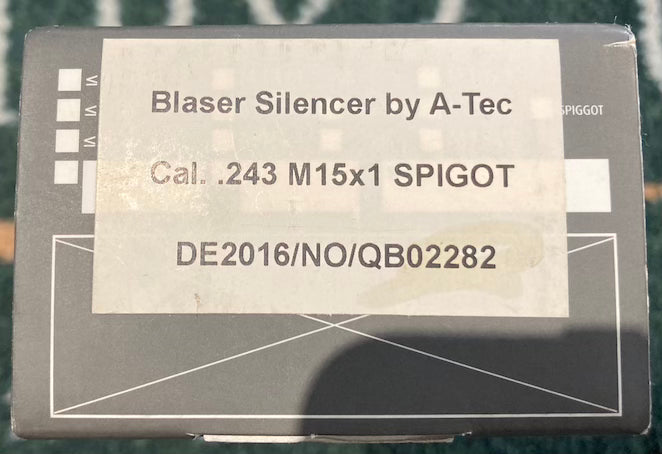 New A-tec Blaser Spigot .243 15x1