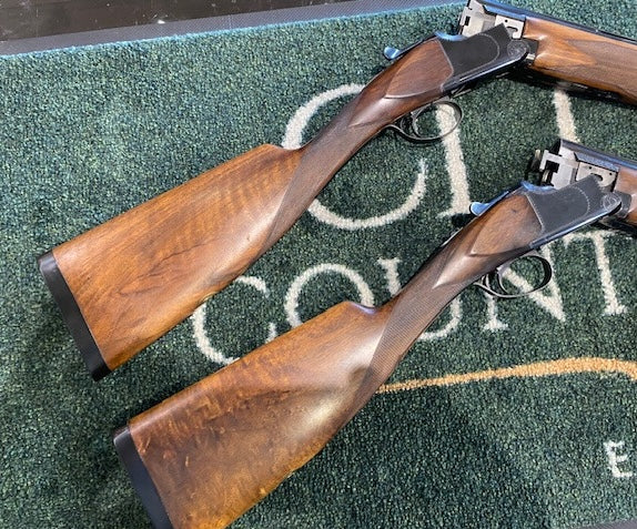 Used Pair of Browning 125 Grade A Roach belly  F/C game guns - Cluny Country Guns