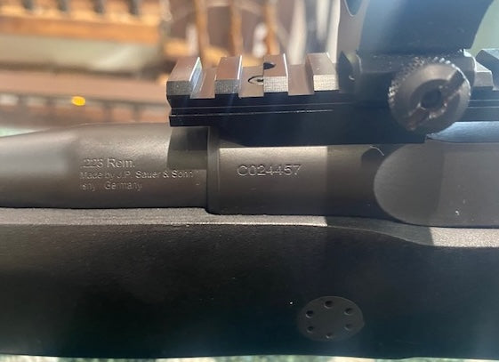 Used  Sauer 100 .223 rifle package - Cluny Country Guns
