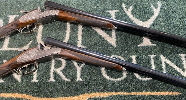 Used William Powell "Continental" series true pair of 28" Zenith 12 Bore side by side shotguns