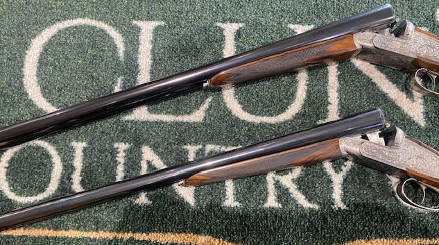 Used William Powell "Continental" series true pair of 28" Zenith 12 Bore side by side shotguns