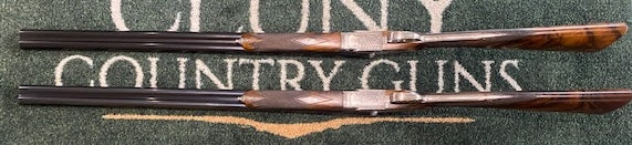 Used William Powell "Continental" series true pair of 28" Zenith 12 Bore side by side shotguns