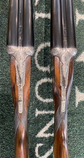 Used William Powell "Continental" series true pair of 28" Zenith 12 Bore side by side shotguns