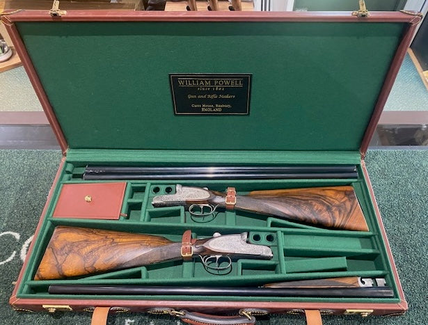 Used William Powell "Continental" series true pair of 28" Zenith 12 Bore side by side shotguns