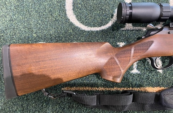 Used Left hand wood Tikka T3 .243 + A-Tec Maxim mod Package