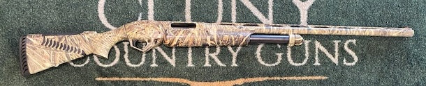 Used Benelli Super Nova camo pump action MC  shotgun - Cluny Country Guns