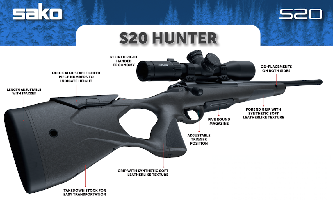 Sako S20 Hunter Rifle - Cluny Country Guns
